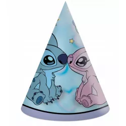 Papierové čiapky Stitch, 6 ks
