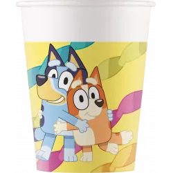 Papierové poháre Bluey, 8 ks