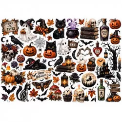 Jedlý papier s veselými halloweenskými motívmi