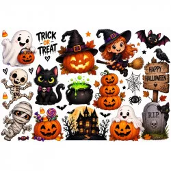 Jedlý papier: Roztomilé halloweenske postavičky