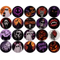 Jedlý papier: Hororové halloweenské kolieska na cupcakes