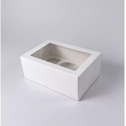 Krabička na 6 cupcakeov – 25 × 18 × 10 cm