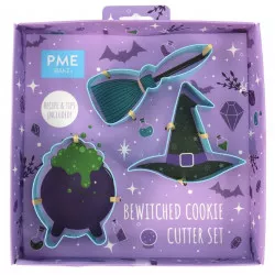 Kovové cukrárske vykrajovátka, 3 ks — Halloween čarodejnica