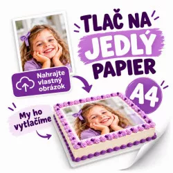 Tlač na jedlý papier A4