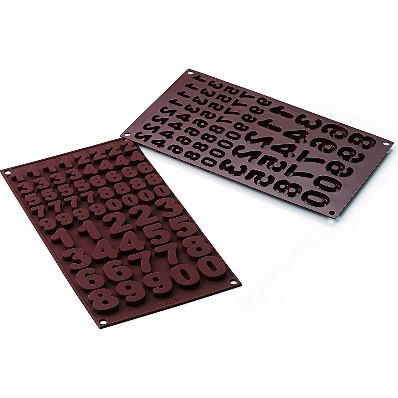 E-shop Silikónová forma na čokoládu čísla