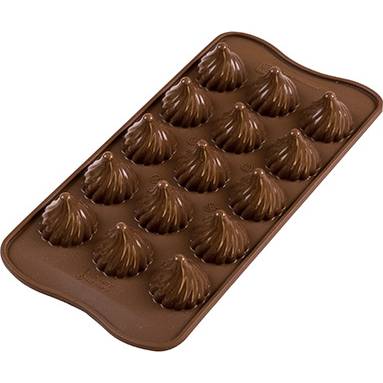 E-shop Silikomart forma na čokoládu Choco Flame