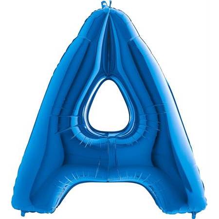 E-shop Nafukovací balónik písmeno A modré 102 cm