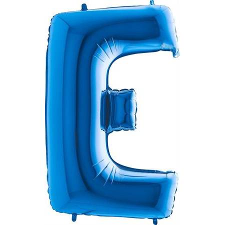 E-shop Nafukovací balónik písmeno E modré 102 cm