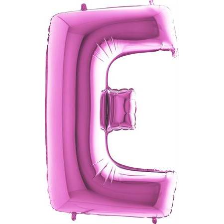 E-shop Nafukovací balónik písmeno E ružové 102 cm