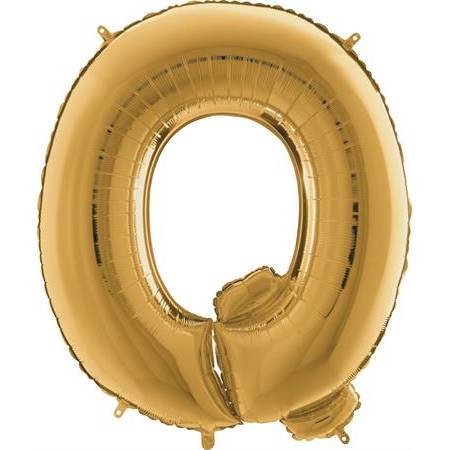 E-shop Nafukovací balónik písmeno Q zlaté 102 cm