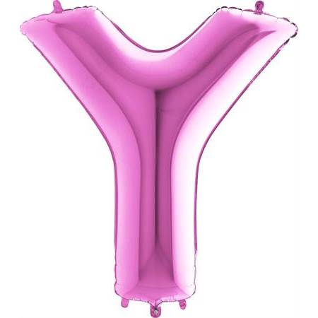 E-shop Nafukovací balónik písmeno Y ružové 102 cm