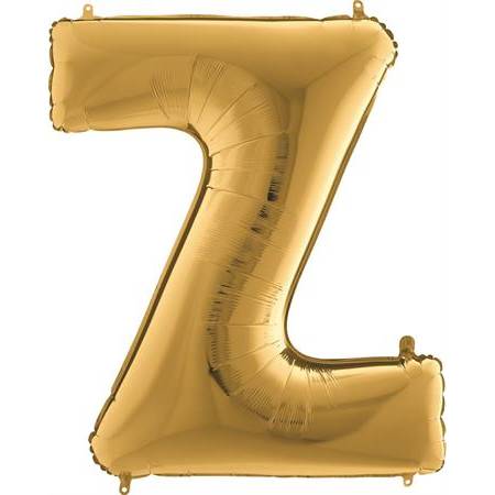 E-shop Nafukovací balónik písmeno Z zlaté 102 cm