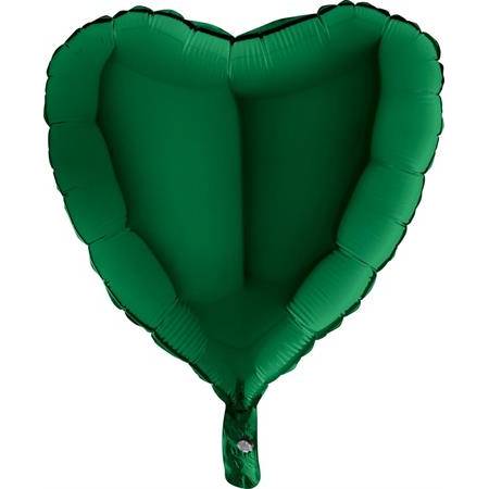 E-shop Nafukovací balónik zelené srdce 46 cm