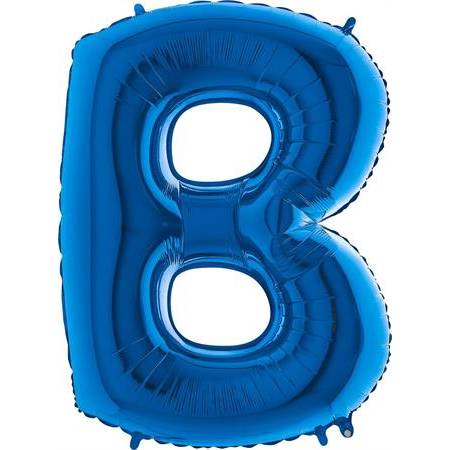 E-shop Nafukovací balónik písmeno B modré 102 cm
