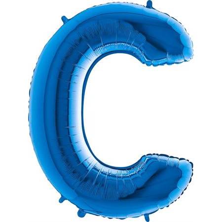E-shop Nafukovací balónik písmeno C modré 102 cm