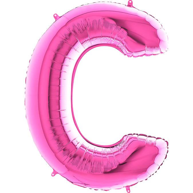 E-shop Nafukovací balónik písmeno C ružové 102 cm