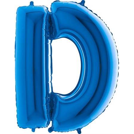 E-shop Nafukovací balónik písmeno D modré 102 cm