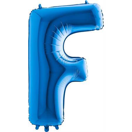 E-shop Nafukovací balónik písmeno F modré 102 cm