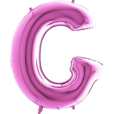 E-shop Nafukovací balónik písmeno G ružové 102 cm