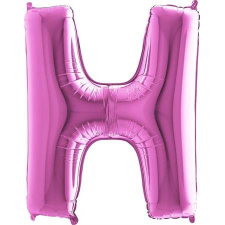 E-shop Nafukovací balónik písmeno H ružové 102 cm