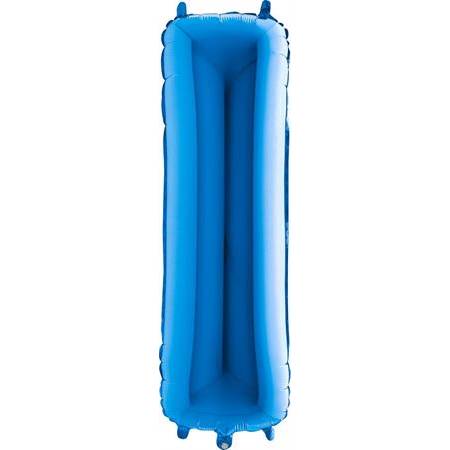 E-shop Nafukovací balónik písmeno I modré 102 cm