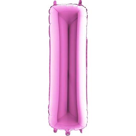 E-shop Nafukovací balónik písmeno I ružové 102 cm
