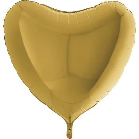 E-shop Nafukovací balónik zlaté srdce 91 cm