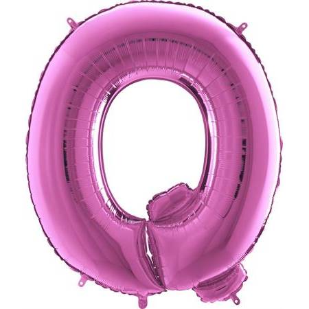 E-shop Nafukovací balónik písmeno Q ružové 102 cm