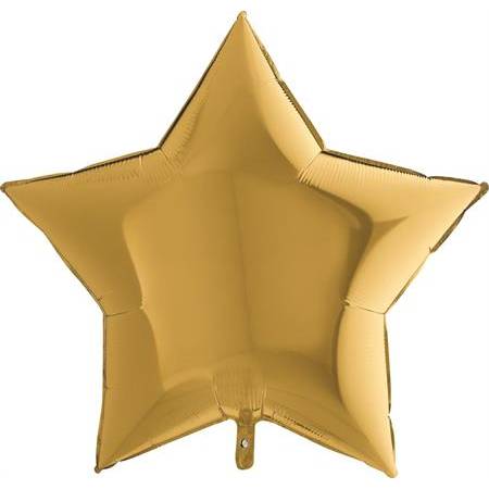 E-shop Nafukovací balónik zlatá hviezda 91 cm