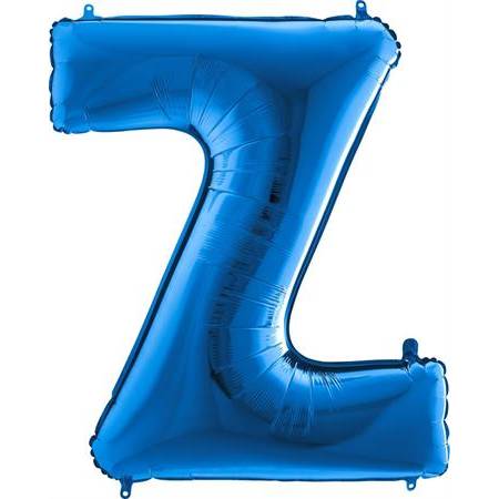 E-shop Nafukovací balónik písmeno Z modré 102 cm