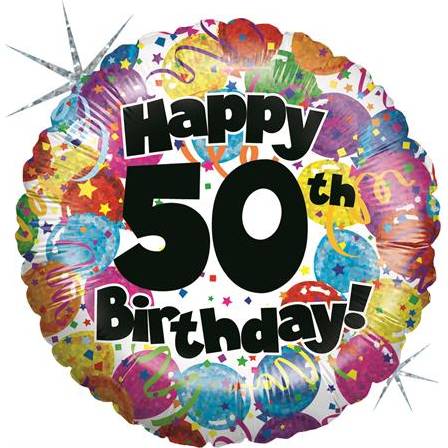 E-shop Nafukovací balónik pri príležitosti 50. narodenín 46 cm
