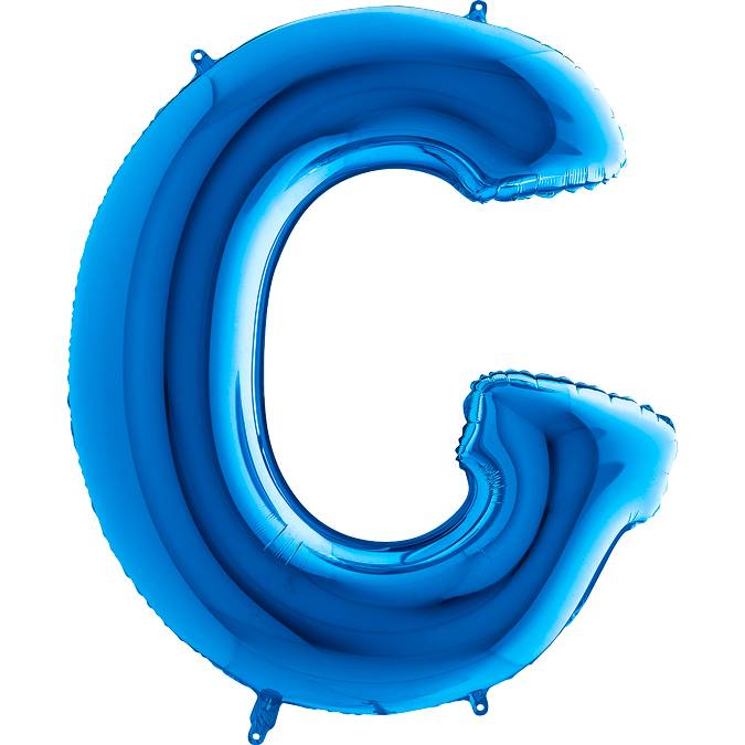 E-shop Nafukovací balónik písmeno G modré 102 cm