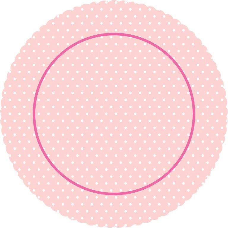 E-shop Farebná tortová podložka ružová 27 cm