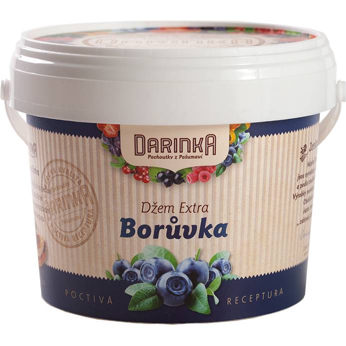 E-shop Darinka džem s extra podílem ovoce Borůvka 1 kg