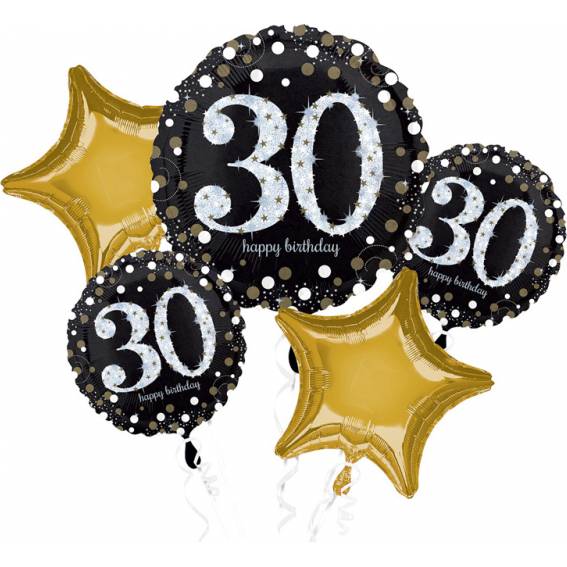 E-shop Fóliový balónik 5 ks narodeniny 30