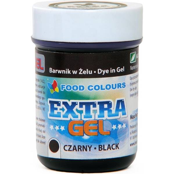 E-shop Gélová farba extra čierna 35 g