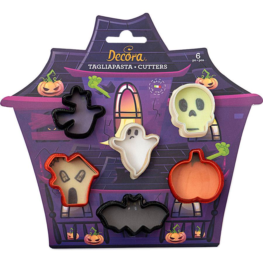 E-shop Súprava strašidelných vykrajovačiek 6 ks Halloween
