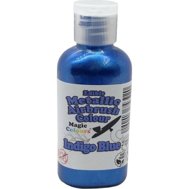 E-shop Airbrush barva perleťová Magic Colours (55 ml) Indigo Blue