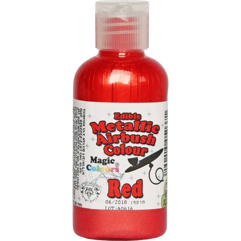 E-shop Airbrush barva perleťová Magic Colours (55 ml) Red