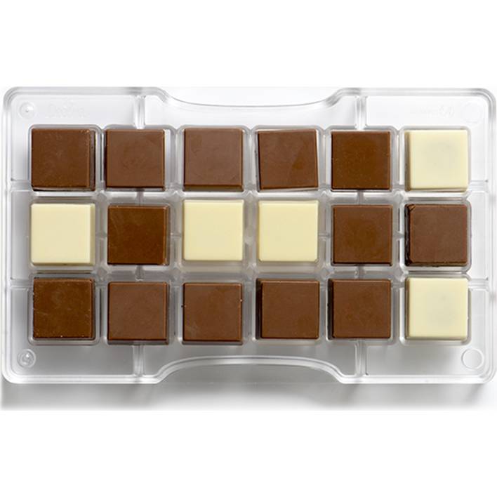 E-shop Čokoládová forma štvorce 20 x 12 x 2 cm