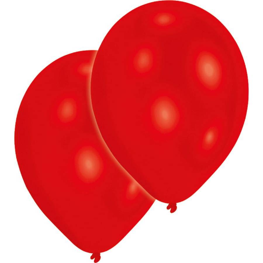 E-shop Latexové balóniky červené 10 ks 27,5 cm