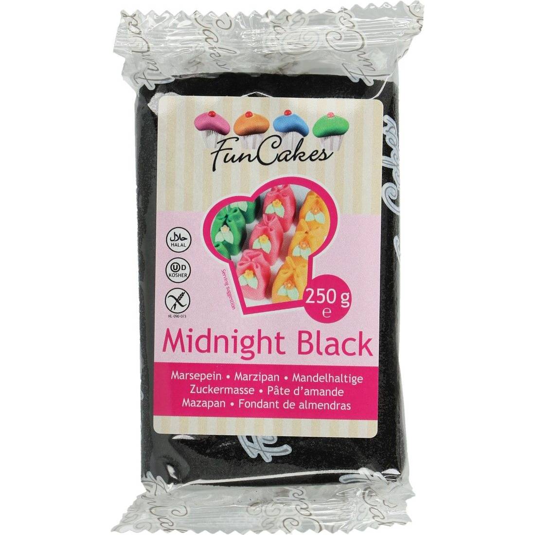 E-shop Vynikajúci marcipán čierny Midnight Black 250 g
