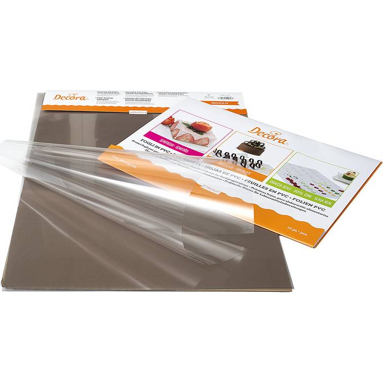 E-shop Acetátová fólia 10 ks 60 × 40 cm na semifredo a čokoládu