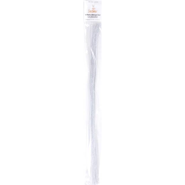 E-shop Kvetinové drôtiky biele 50 ks 40 cm