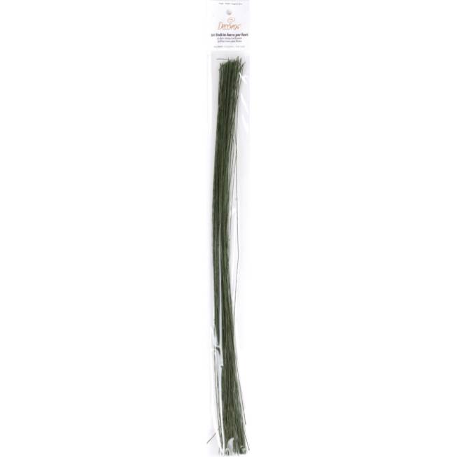 E-shop Kvetinové drôtiky zelené hrubé 50 ks 40 cm