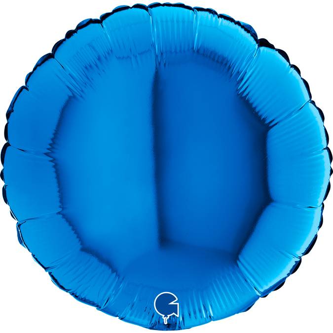 E-shop Nafukovací balónik guľatý 46 cm tmavomodrý