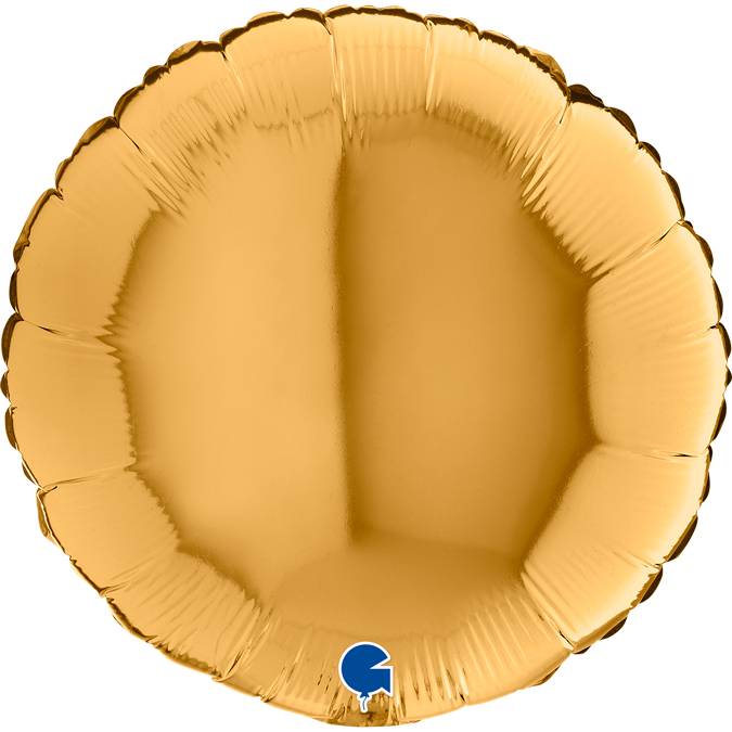 E-shop Nafukovací balónik guľatý 46 cm zlatý