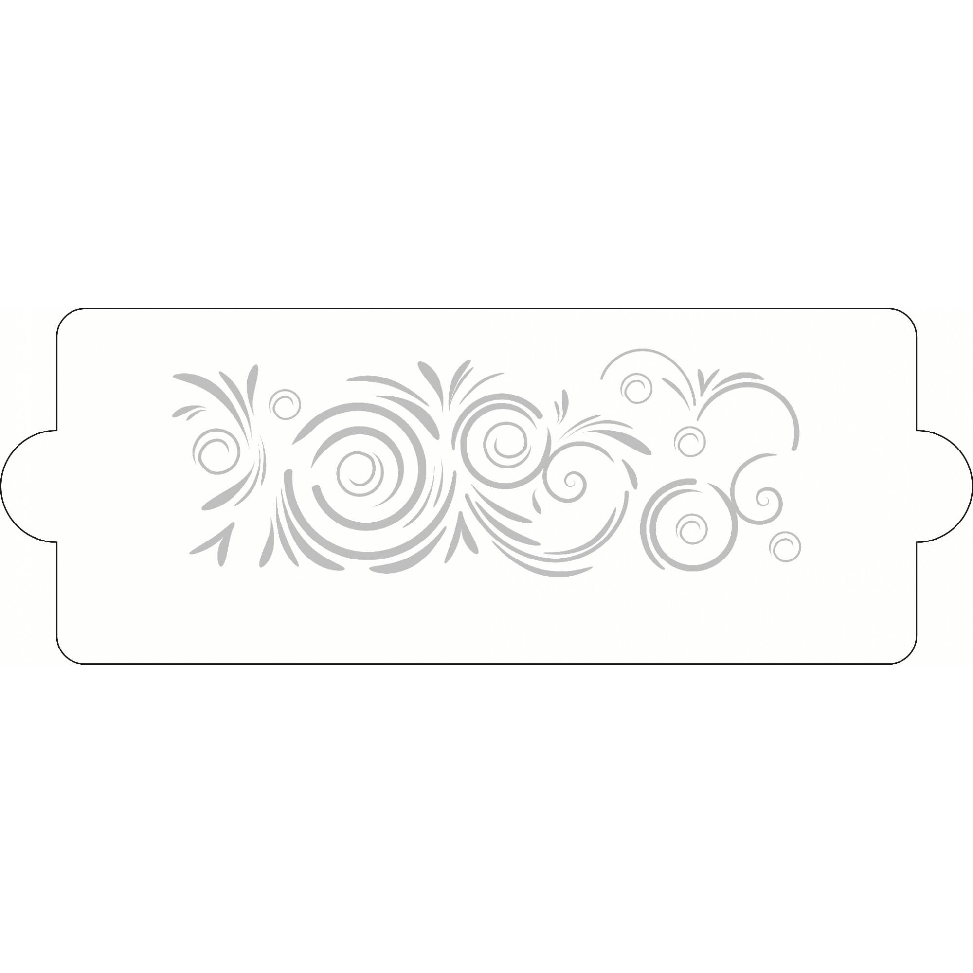 E-shop Stencil na tortu 34 × 12 cm vír