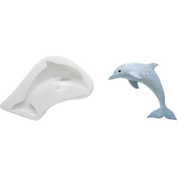 E-shop Silikónová formička delfín 78 × 55 mm