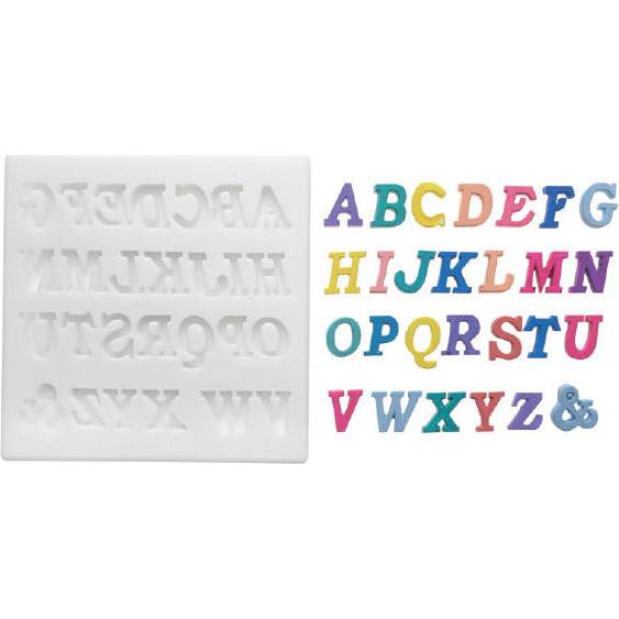 E-shop Silikónová formička abeceda 18 × 15 mm